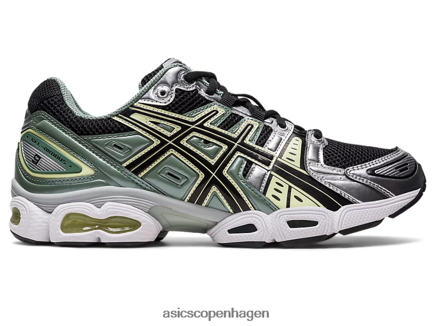 Asics gel-nimbus 9 sort/ren sølv Z206F6273