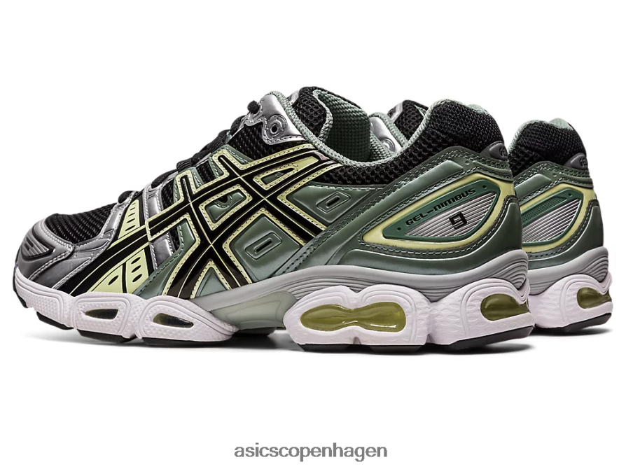 Asics gel-nimbus 9 sort/ren sølv Z206F6273