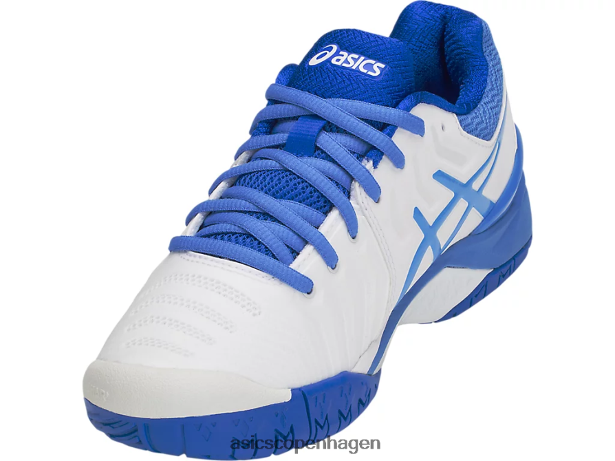 Asics gel-opløsning 7 hvid/blå kyst Z206F64214