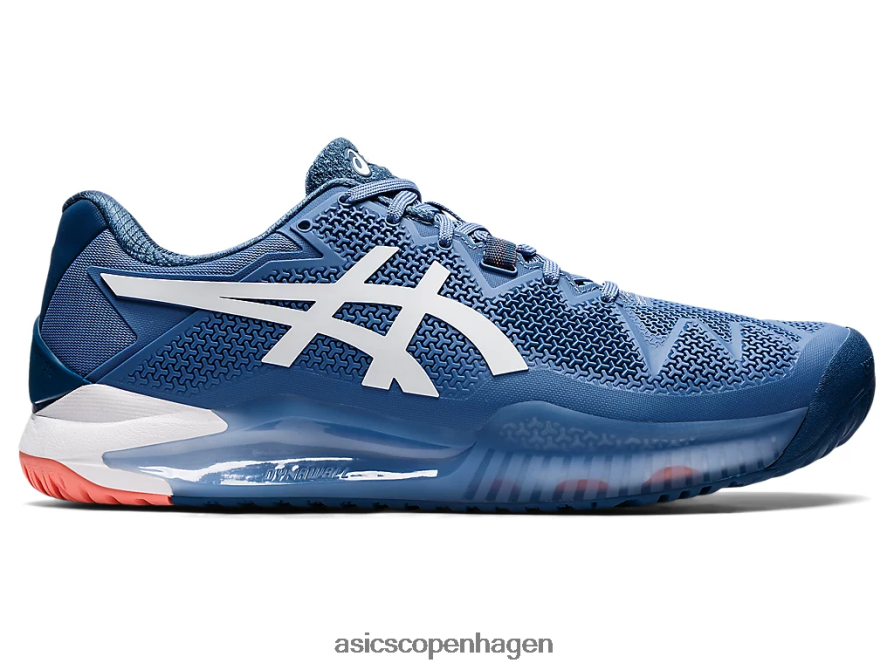 Asics gel-opløsning 8 bred blå harmoni/hvid Z206F61464