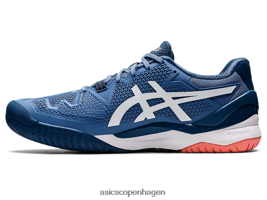Asics gel-opløsning 8 bred blå harmoni/hvid Z206F61464