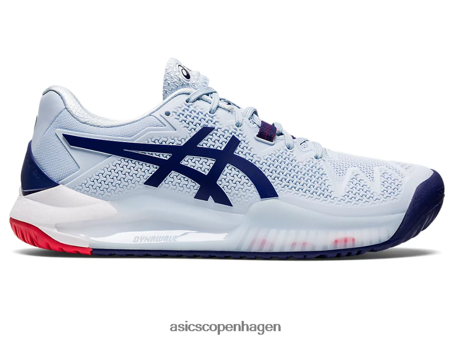 Asics gel-opløsning 8 bred blød himmel/dykkeblå Z206F63107