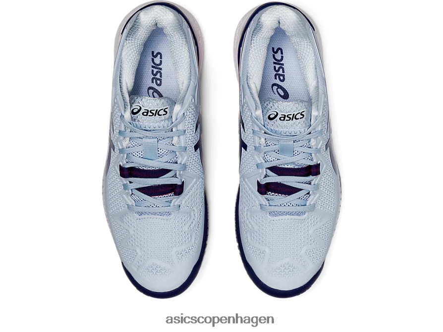 Asics gel-opløsning 8 bred blød himmel/dykkeblå Z206F63107