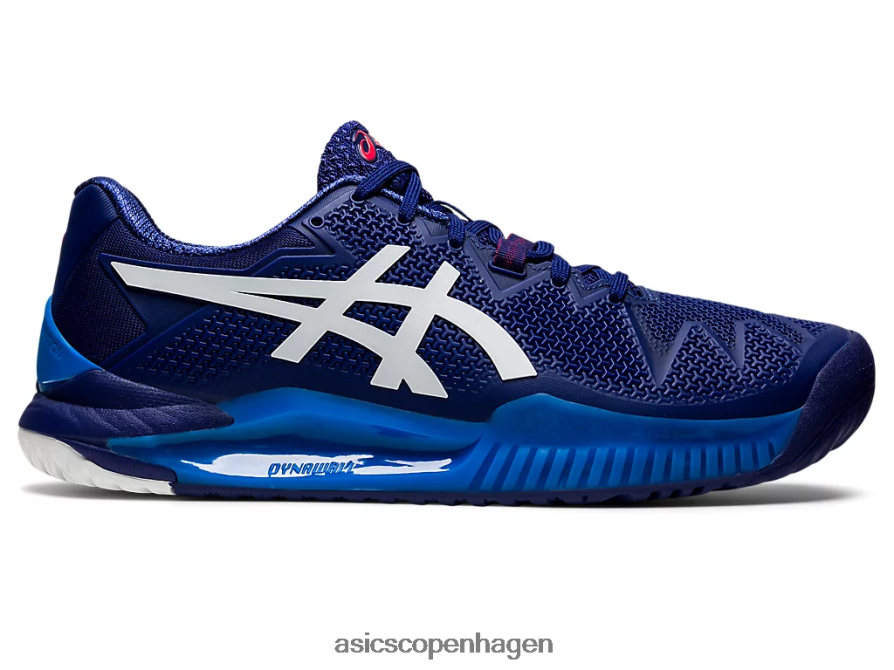 Asics gel-opløsning 8 dykke blå/hvid Z206F61165