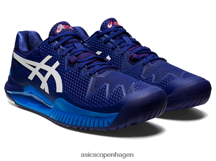 Asics gel-opløsning 8 dykke blå/hvid Z206F61165