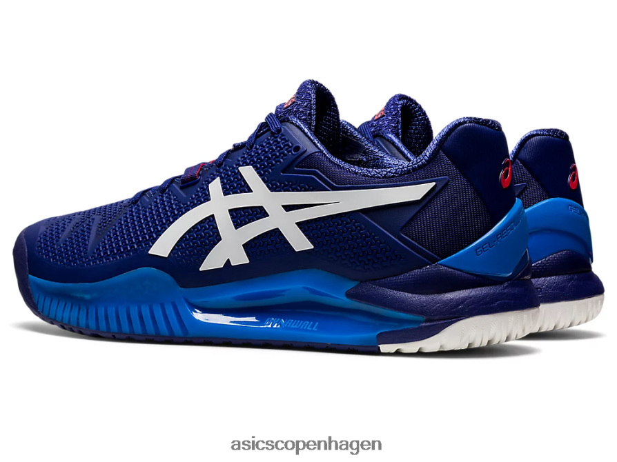 Asics gel-opløsning 8 dykke blå/hvid Z206F61165