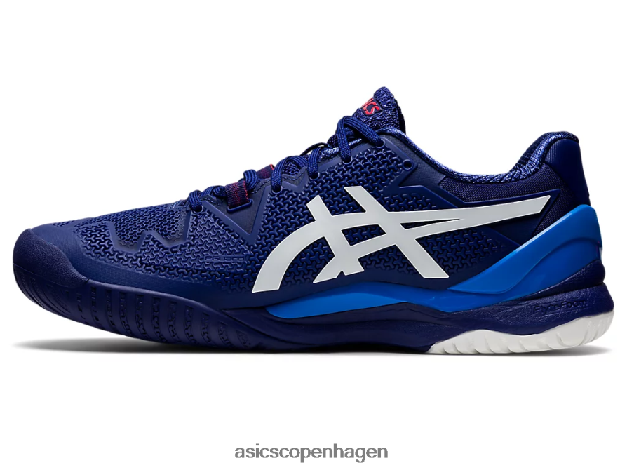 Asics gel-opløsning 8 dykke blå/hvid Z206F61165