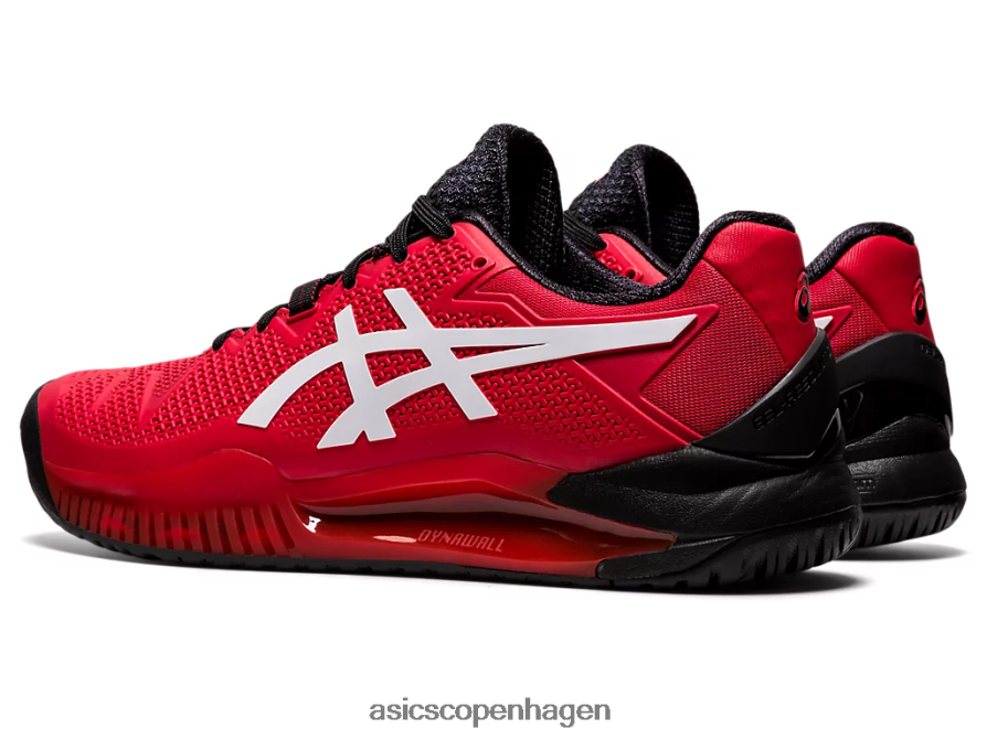 Asics gel-opløsning 8 elektrisk rød/hvid Z206F61747