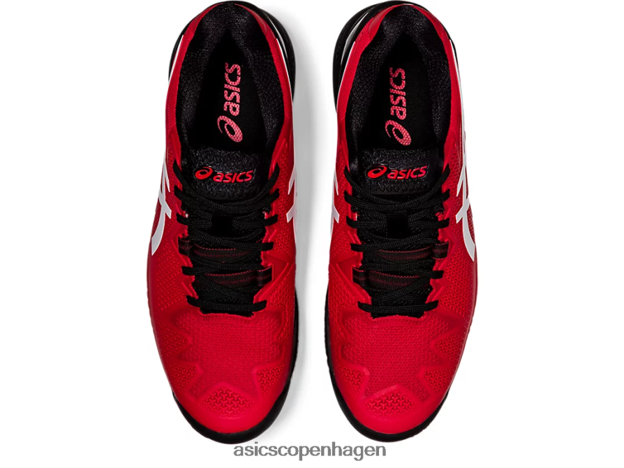 Asics gel-opløsning 8 elektrisk rød/hvid Z206F61747