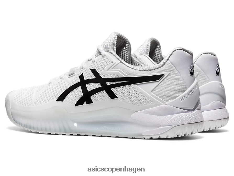 Asics gel-opløsning 8 hvid sort Z206F61842