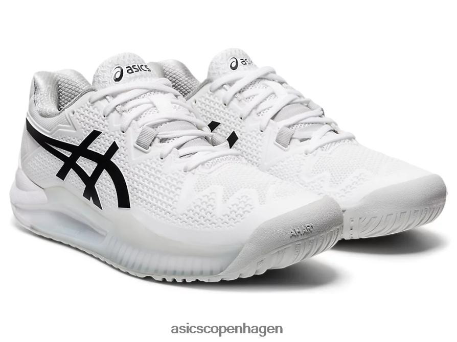 Asics gel-opløsning 8 hvid sort Z206F64152