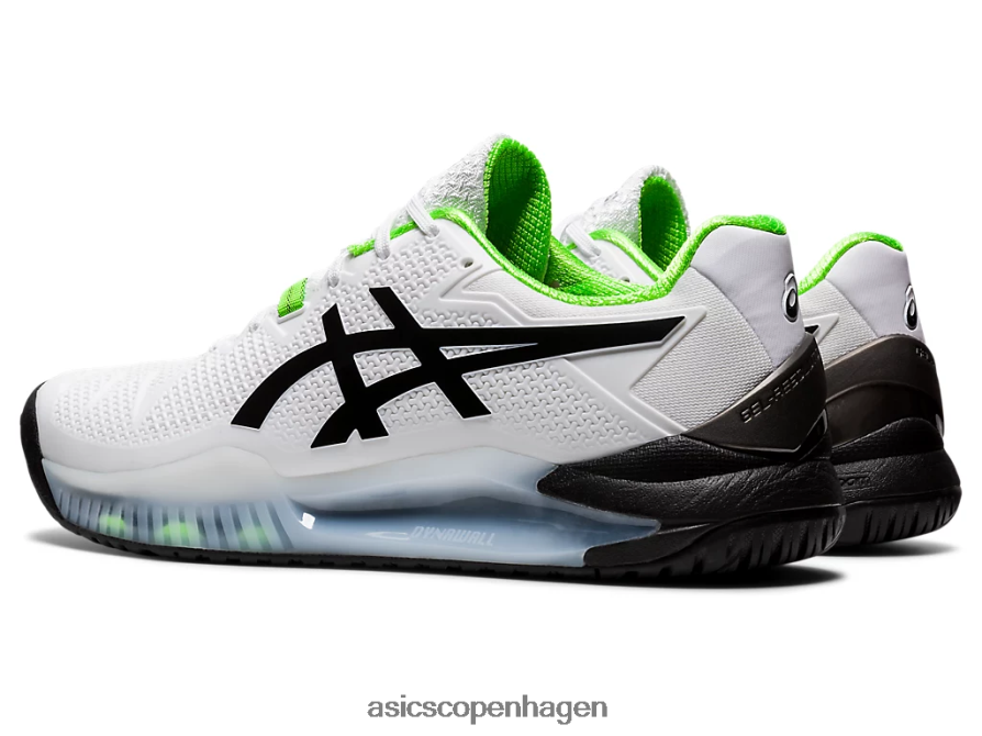 Asics gel-opløsning 8 hvid/grøn gekko Z206F61852