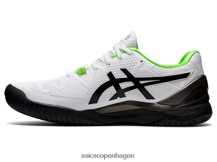 Asics gel-opløsning 8 hvid/grøn gekko Z206F61852