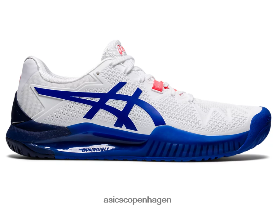 Asics gel-opløsning 8 hvid/lapis lazuli blå Z206F63867