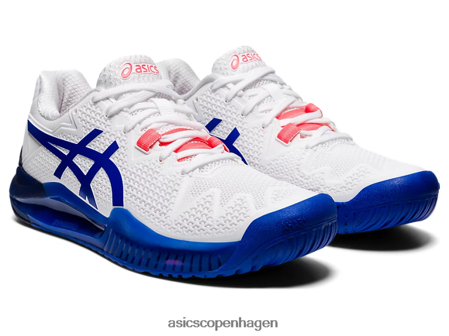 Asics gel-opløsning 8 hvid/lapis lazuli blå Z206F63867