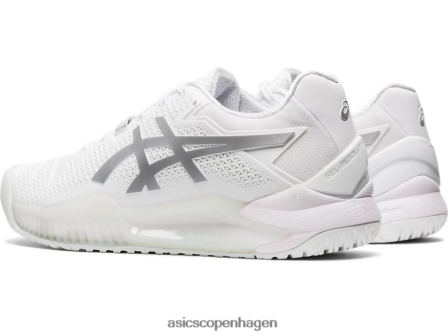 Asics gel-opløsning 8 hvid/ren sølv Z206F64186