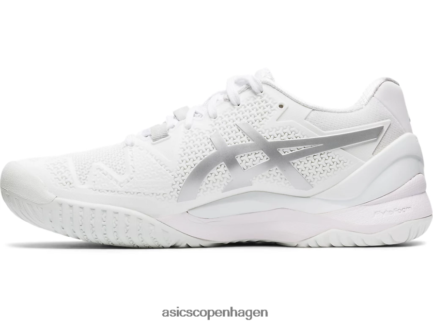 Asics gel-opløsning 8 hvid/ren sølv Z206F64186