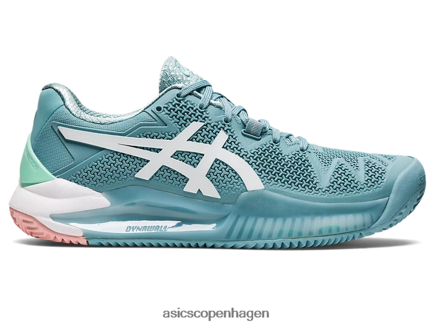 Asics gel-opløsning 8 ler røg blå/hvid Z206F63087