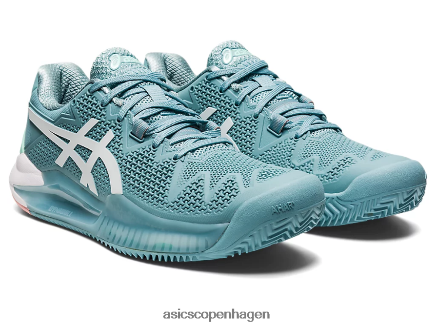 Asics gel-opløsning 8 ler røg blå/hvid Z206F63087