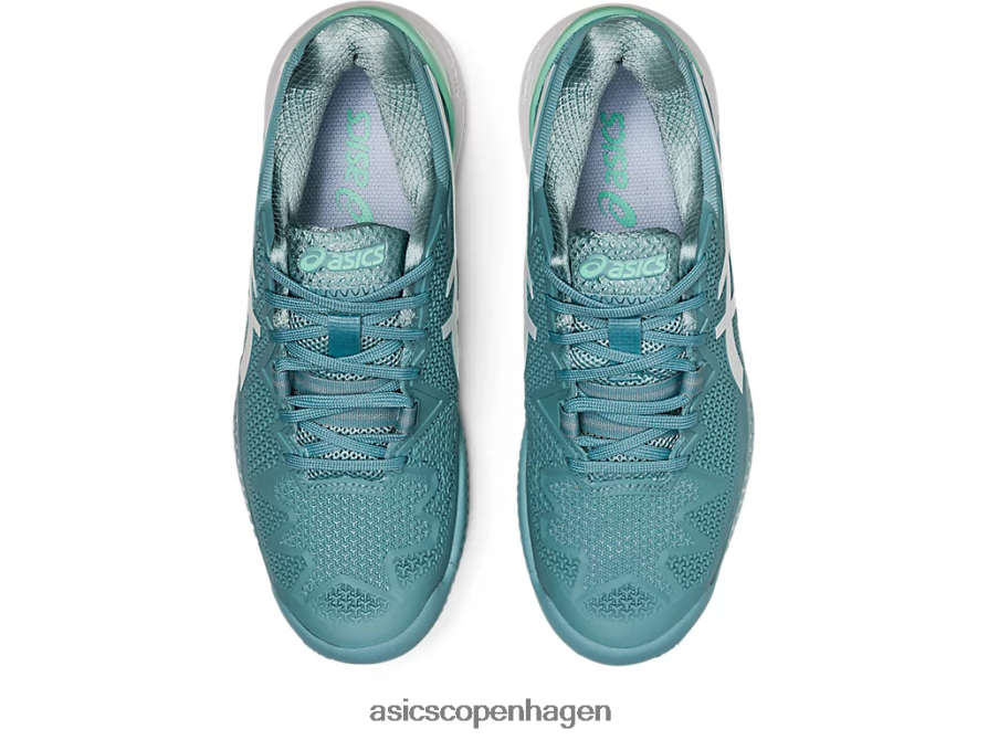 Asics gel-opløsning 8 ler røg blå/hvid Z206F63087