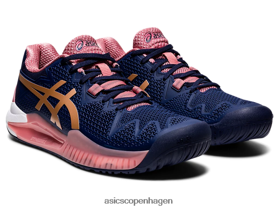 Asics gel-opløsning 8 peacoat/rosenguld Z206F63894