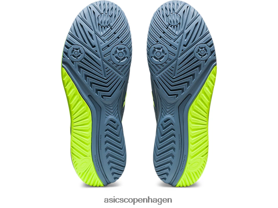 Asics gel-opløsning 9 bred stål blå/faregrøn Z206F6364