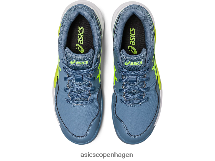 Asics gel-opløsning 9 klasse skole stål blå/faregrøn Z206F64219