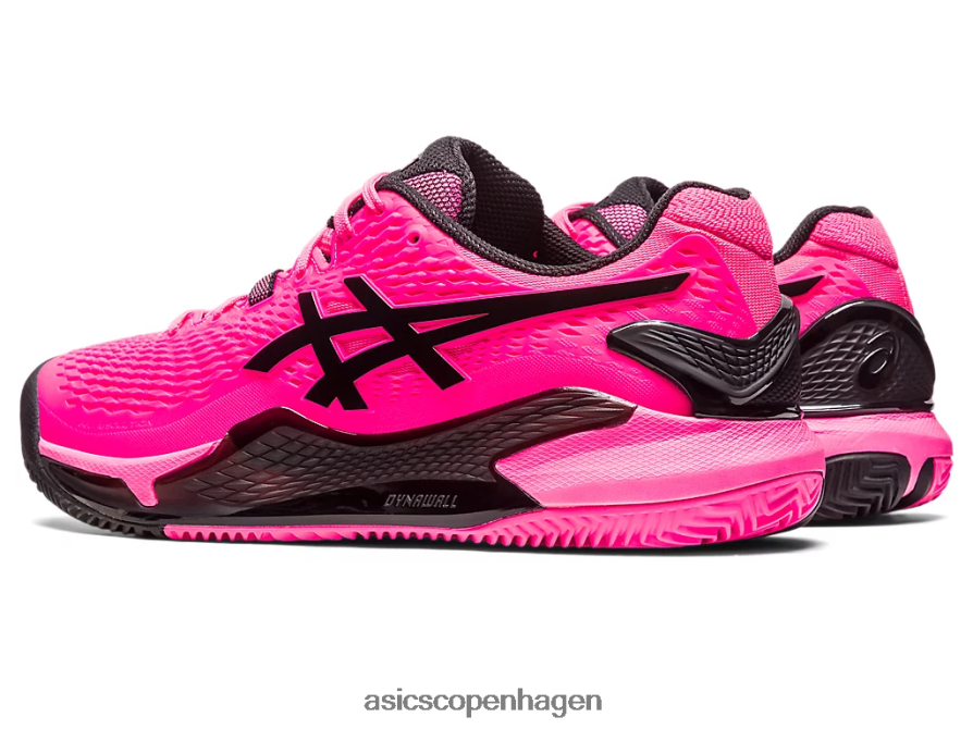 Asics gel-opløsning 9 ler hot pink/sort Z206F649