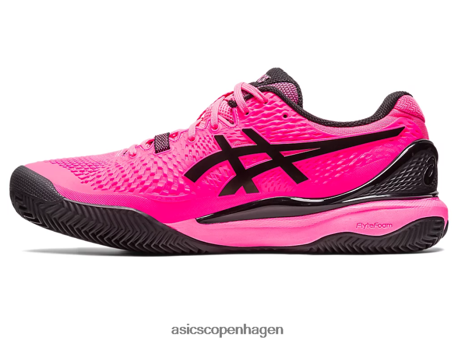 Asics gel-opløsning 9 ler hot pink/sort Z206F649