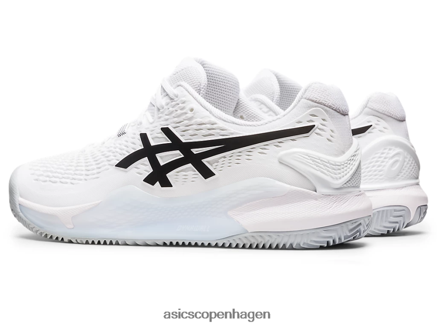Asics gel-opløsning 9 ler hvid sort Z206F6401