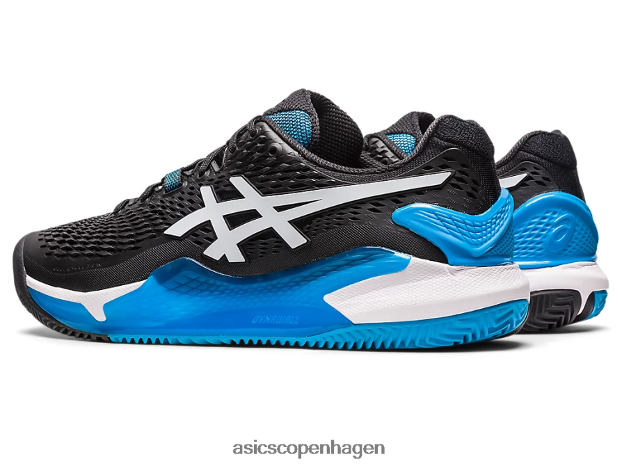 Asics gel-opløsning 9 ler sort hvid Z206F6405