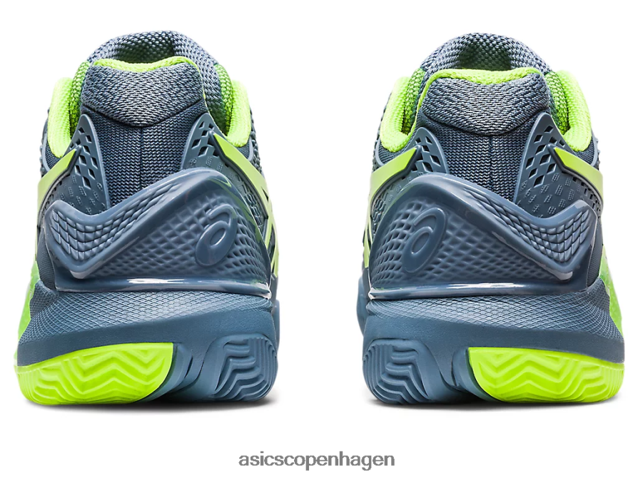 Asics gel-opløsning 9 ler stål blå/faregrøn Z206F6398