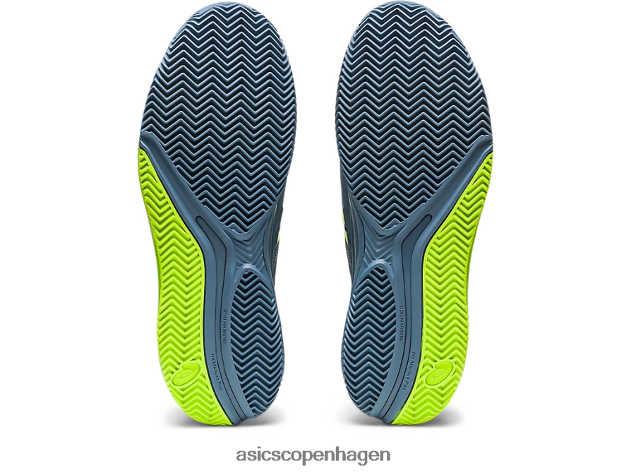 Asics gel-opløsning 9 ler stål blå/faregrøn Z206F6398