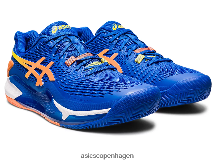 Asics gel-opløsning 9 ler tunblå/solfersken Z206F689