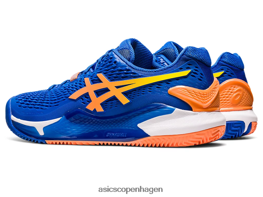 Asics gel-opløsning 9 ler tunblå/solfersken Z206F689