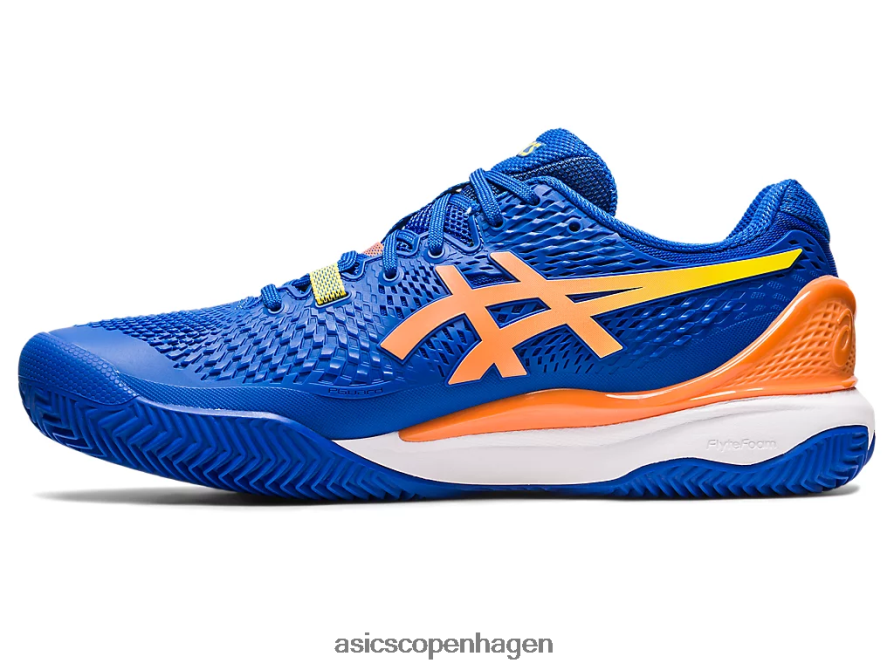 Asics gel-opløsning 9 ler tunblå/solfersken Z206F689