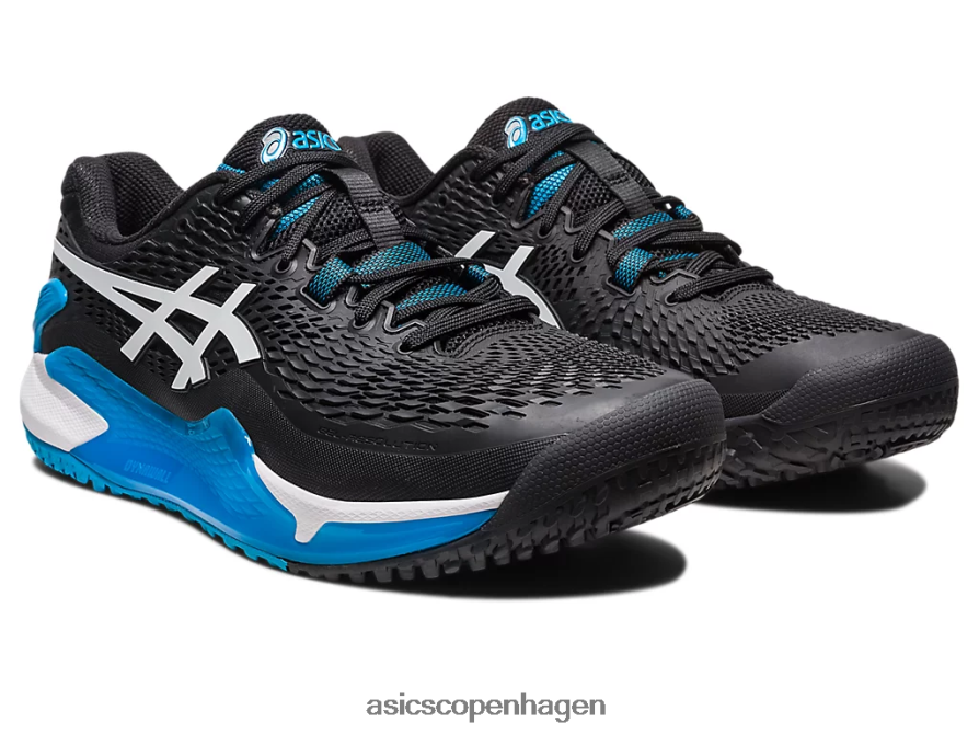 Asics gel-opløsning 9 oc bred sort hvid Z206F6567
