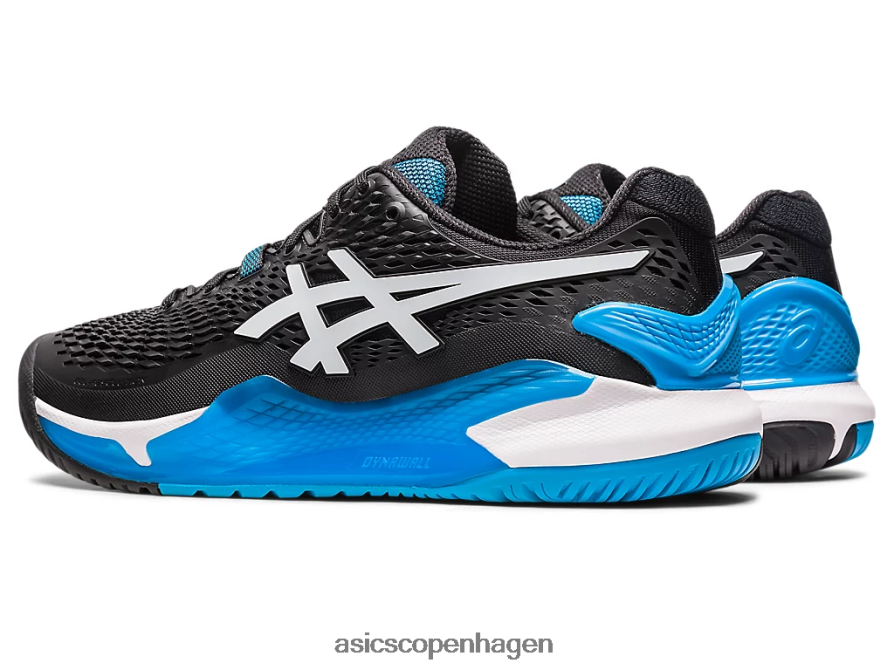 Asics gel-opløsning 9 sort hvid Z206F6355
