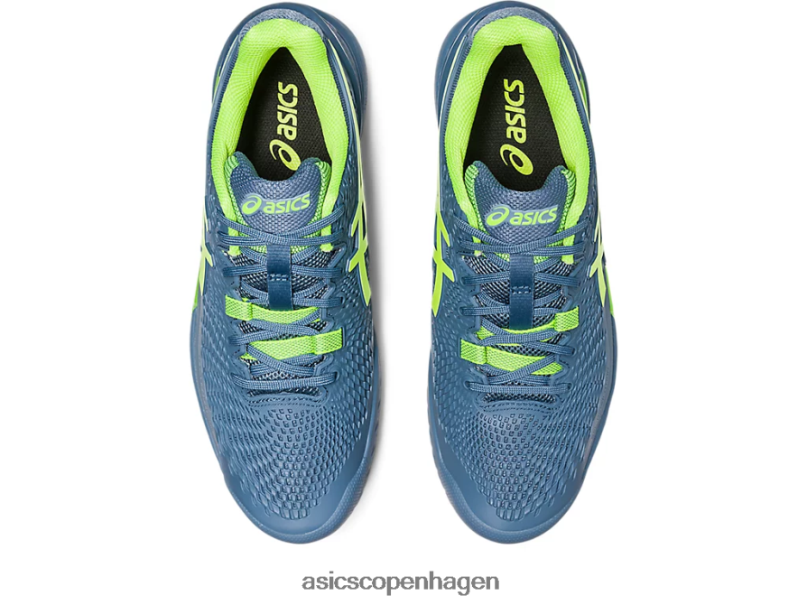 Asics gel-opløsning 9 stål blå/faregrøn Z206F6366