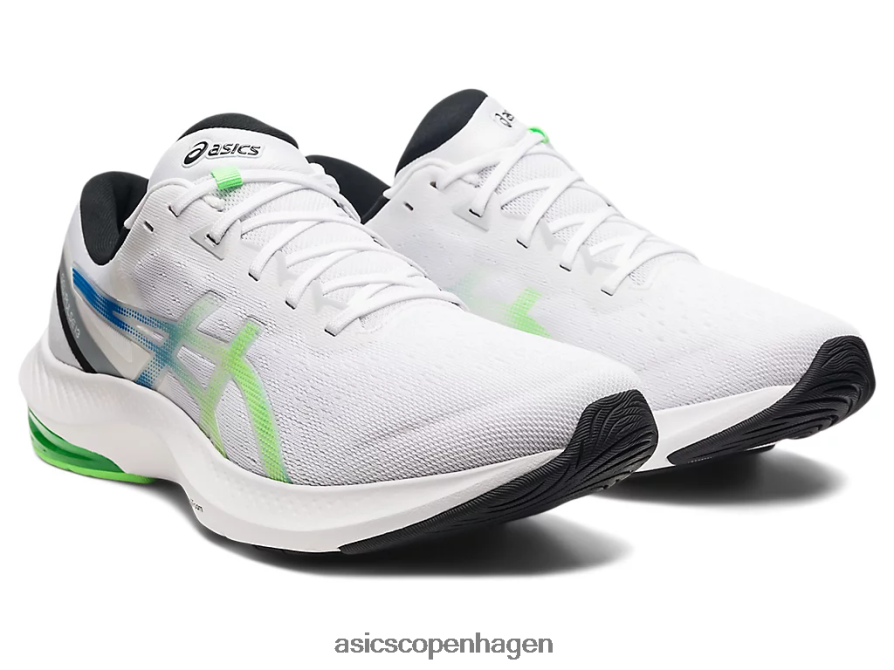 Asics gel-puls 13 hvid/lys lime Z206F61727