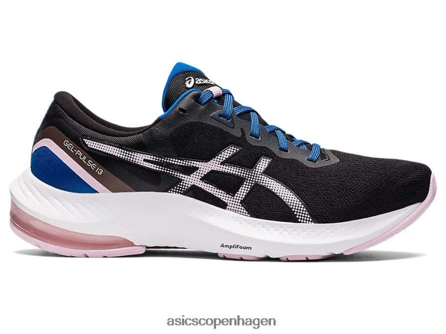 Asics gel-puls 13 sort/knap rosenrød Z206F63509