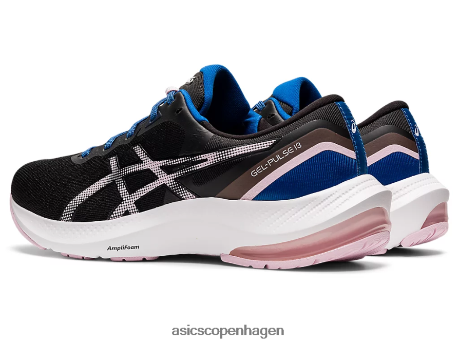 Asics gel-puls 13 sort/knap rosenrød Z206F63509