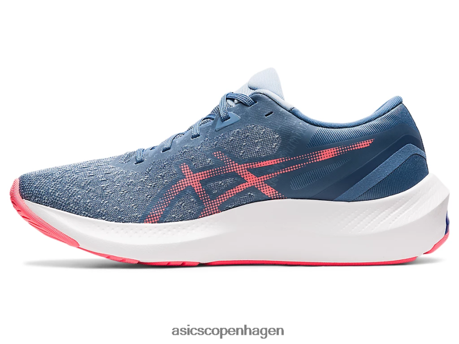 Asics gel-puls 13 storm blå/flammende koral Z206F63731