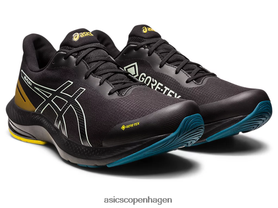 Asics gel-puls 14 gtx sort/hviskende grøn Z206F6518