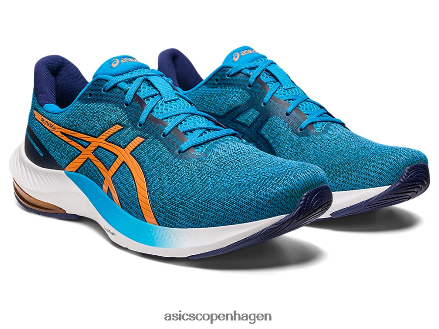 Asics gel-puls 14 ø blå/sol fersken Z206F6437