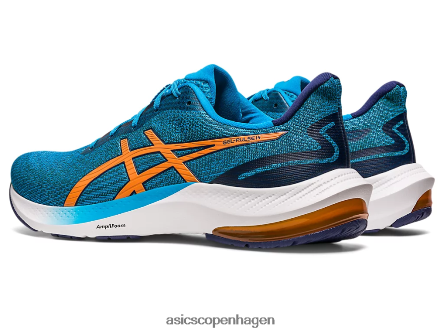 Asics gel-puls 14 ø blå/sol fersken Z206F6437