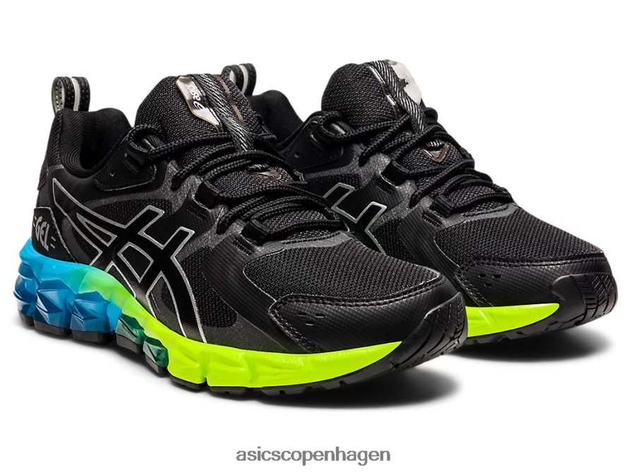Asics gel-quantum 180 6 klasse skole sort/aizuri blå Z206F64315