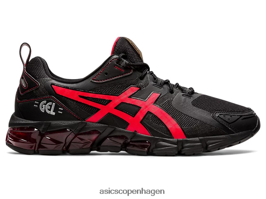 Asics gel-quantum 180 sort/elektrisk rød Z206F61875