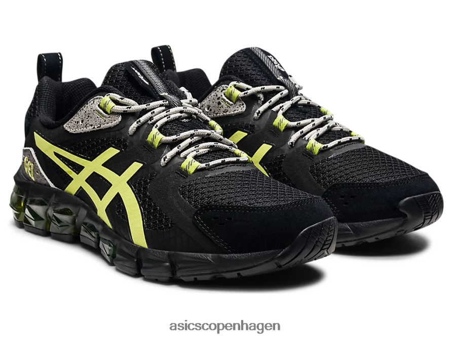 Asics gel-quantum 180 sort/glødende gul Z206F61544