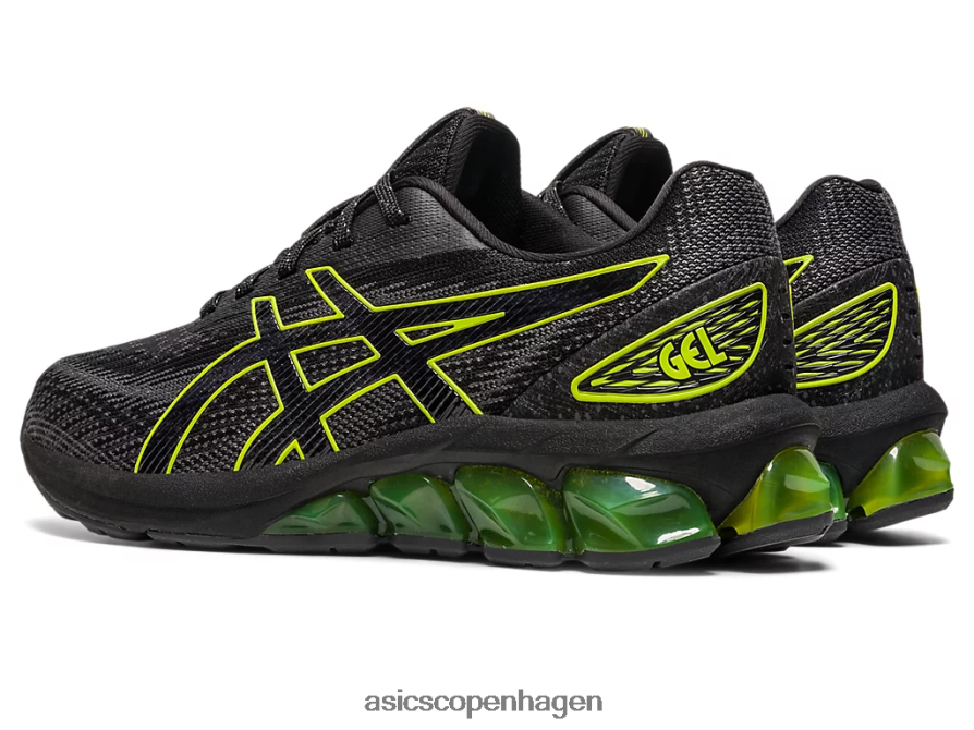 Asics gel-quantum 180 vii folkeskole sort/neon lime Z206F64300